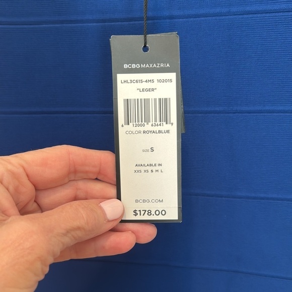 BCBGMAXAZRIA Leger NWT Elegant royal Blue Pencil Skirt - Picture 4 of 8